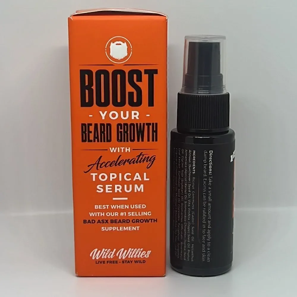 $10🌟 Wild Willies Beard Boost Serum